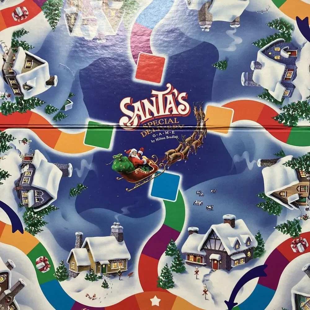 Santa's Special Delivery Board Game 1989 Replacement Part Game Board Only